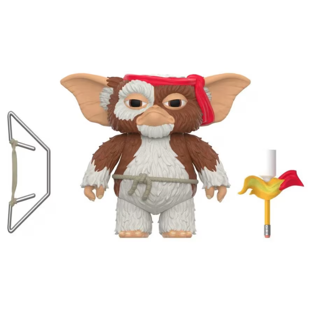 Gremlins ReAction Figures - Gizmo Battle Ready Character Card Figure Image 1