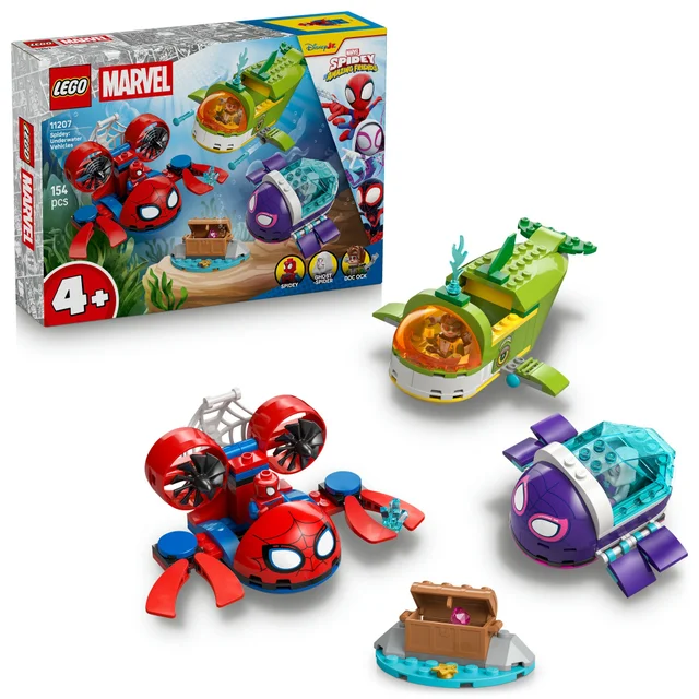LEGO | Marvel Spidey: Underwater Vehicles Building Toy 11207