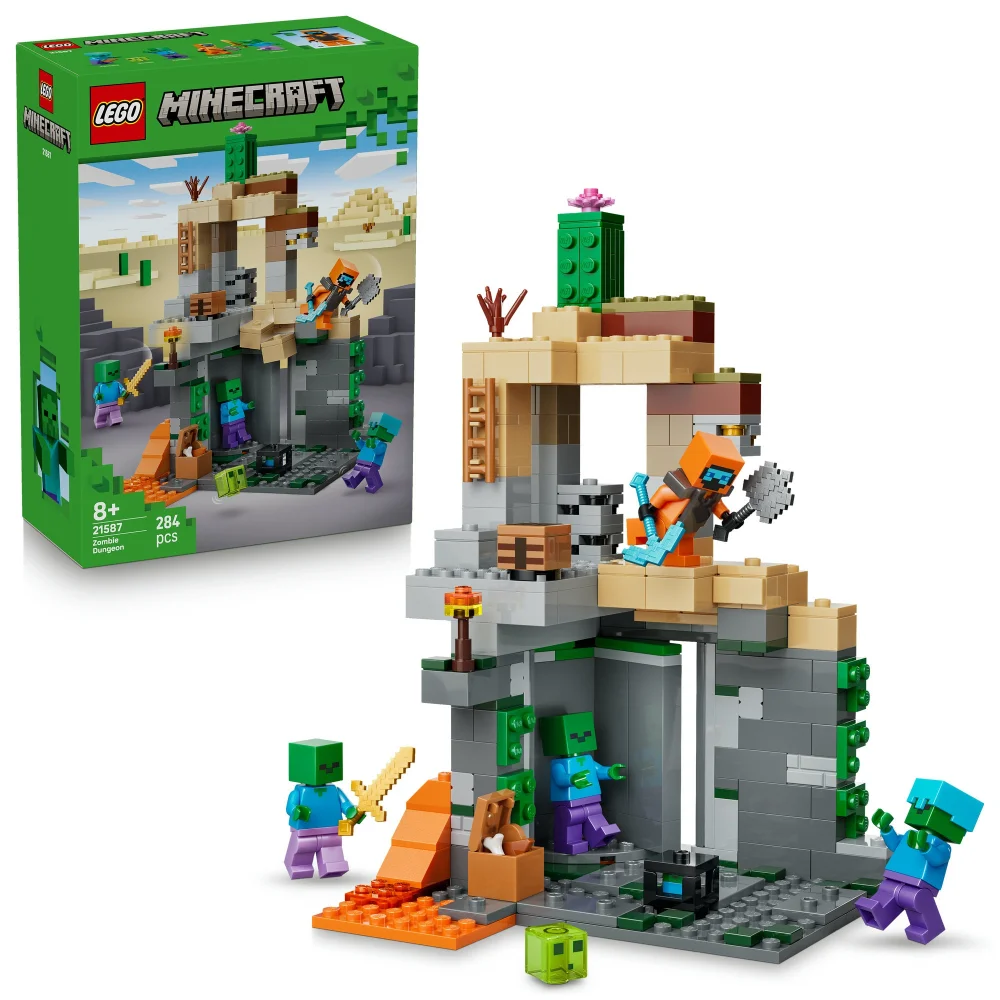 LEGO Minecraft Zombie Dungeon Building Toy for Kids 21587 Image 1