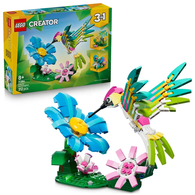 LEGO Creator 3in1 Wild Animals: Colourful Hummingbird 31384