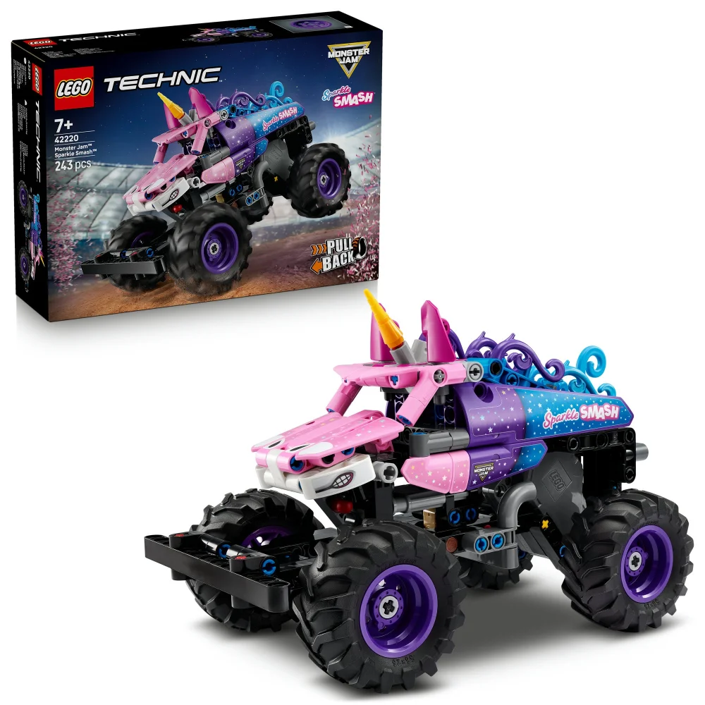 LEGO Technic Monster Jam Sparkle Smash Pull-Back Toy 42220 Image 1