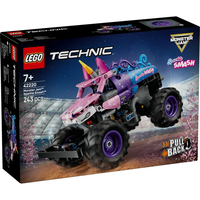 LEGO Technic Monster Jam Sparkle Smash Pull-Back Toy 42220