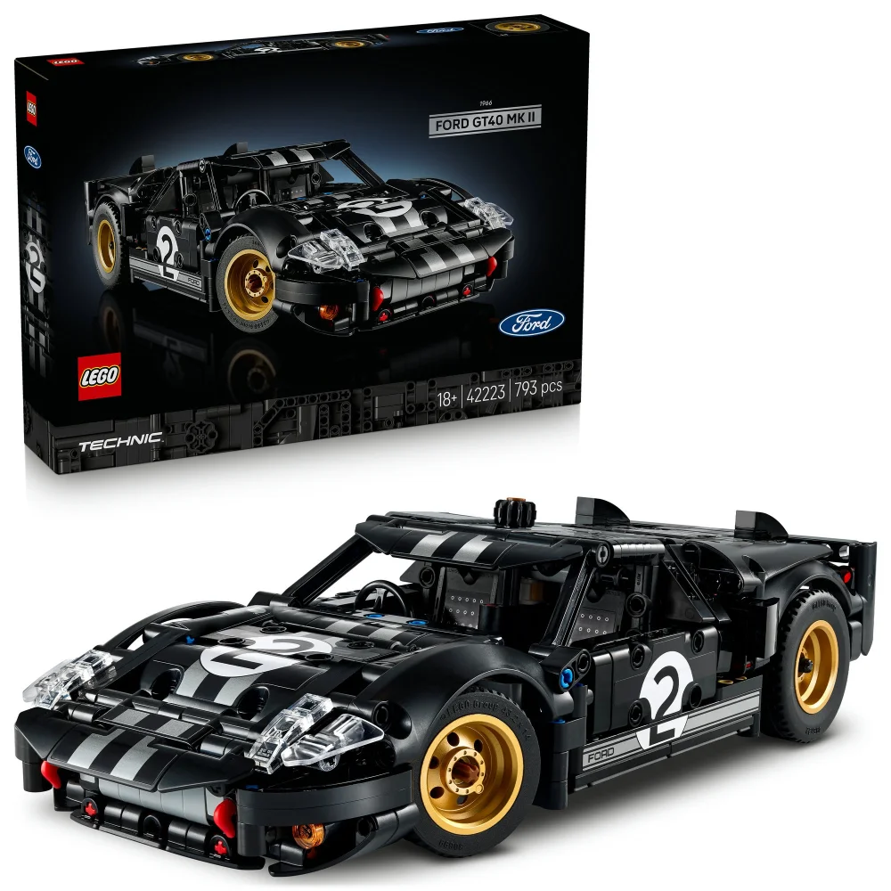 LEGO Technic 1966 Ford GT40 MKII Race Car Model Kit 42223 Image 1