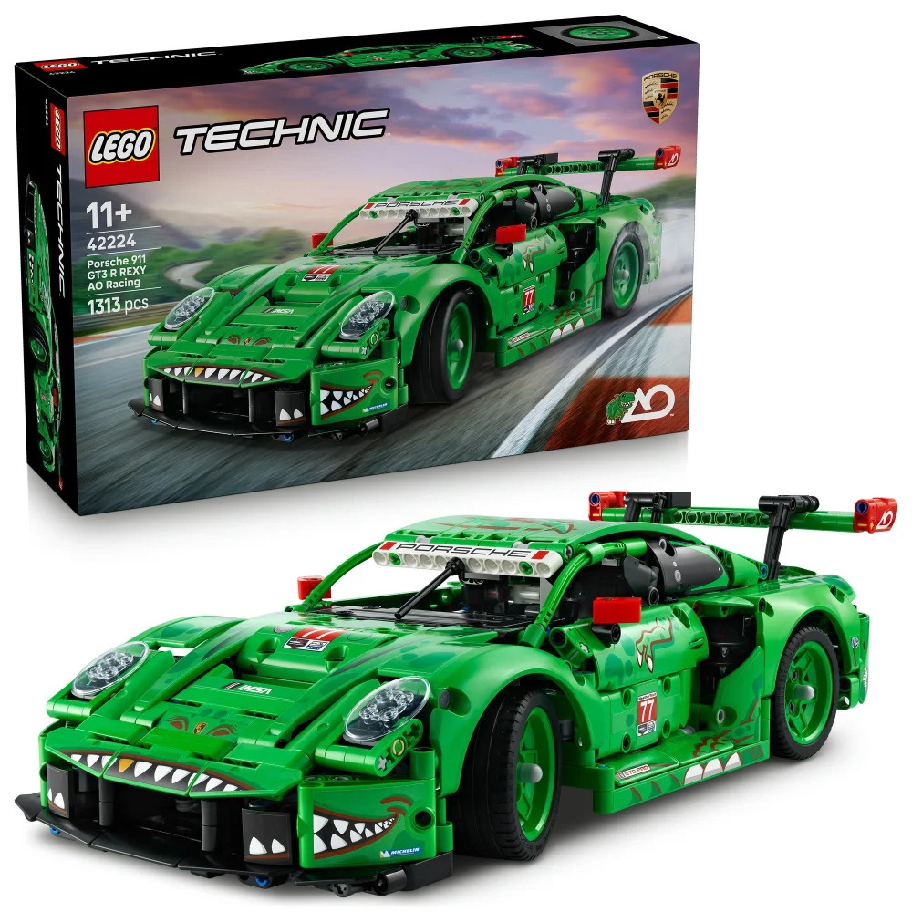 LEGO Technic Porsche 911 GT3 R REXY AO Racing Car Toy 42224 Image 1