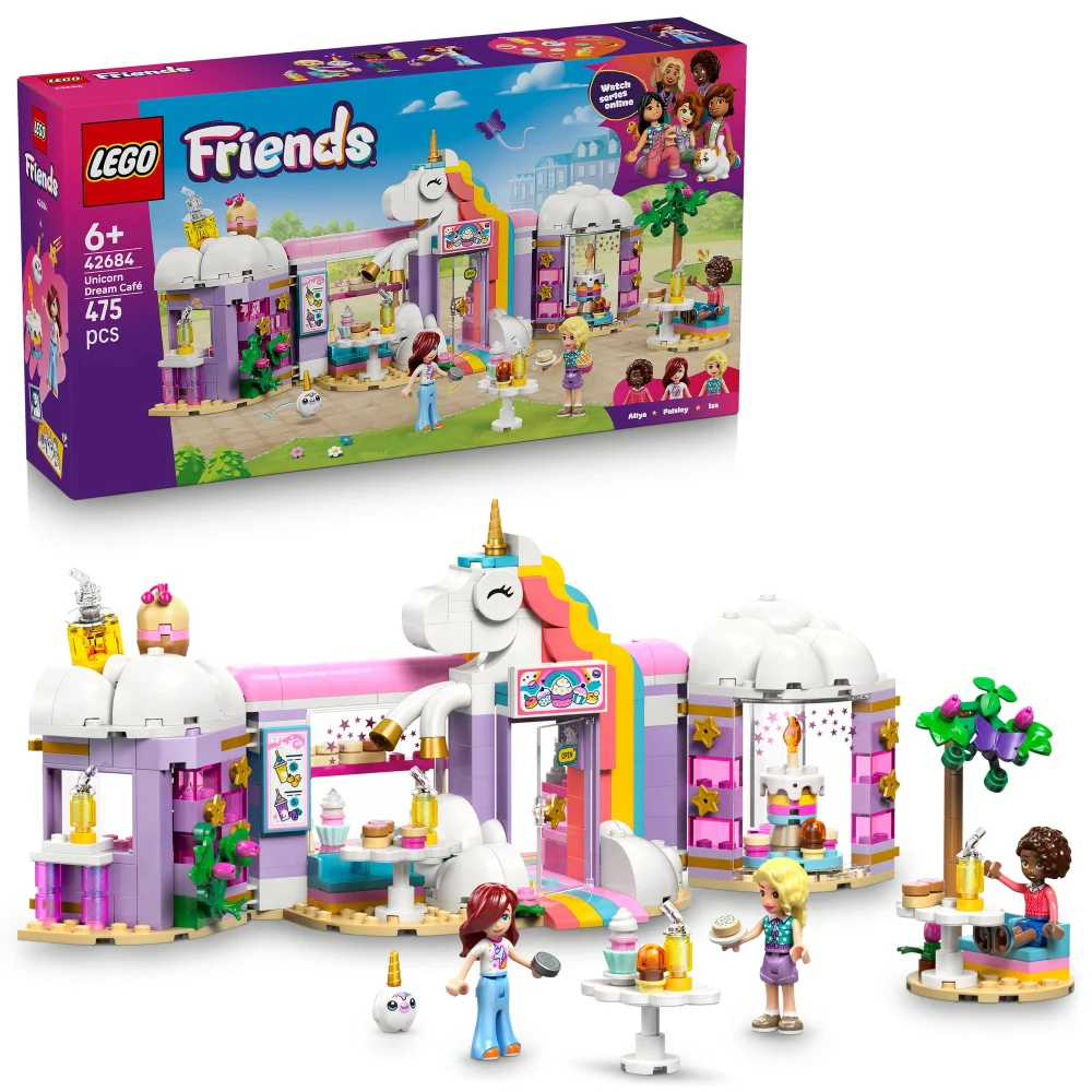 LEGO Friends Unicorn Dream Café Toy with 3 Mini Dolls 42684 Image 1