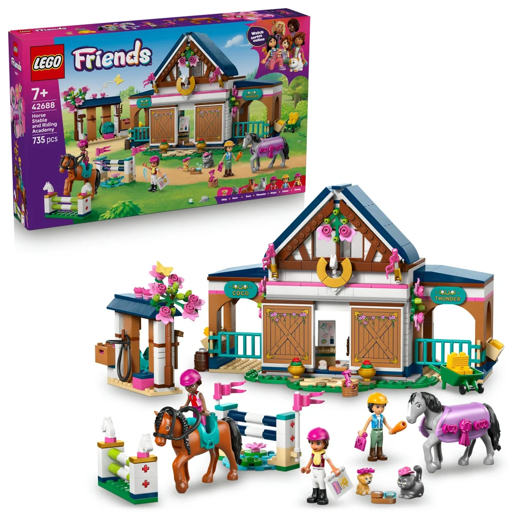 LEGO Friends Horse Stable and Riding Academy Toy 42688 Image 1