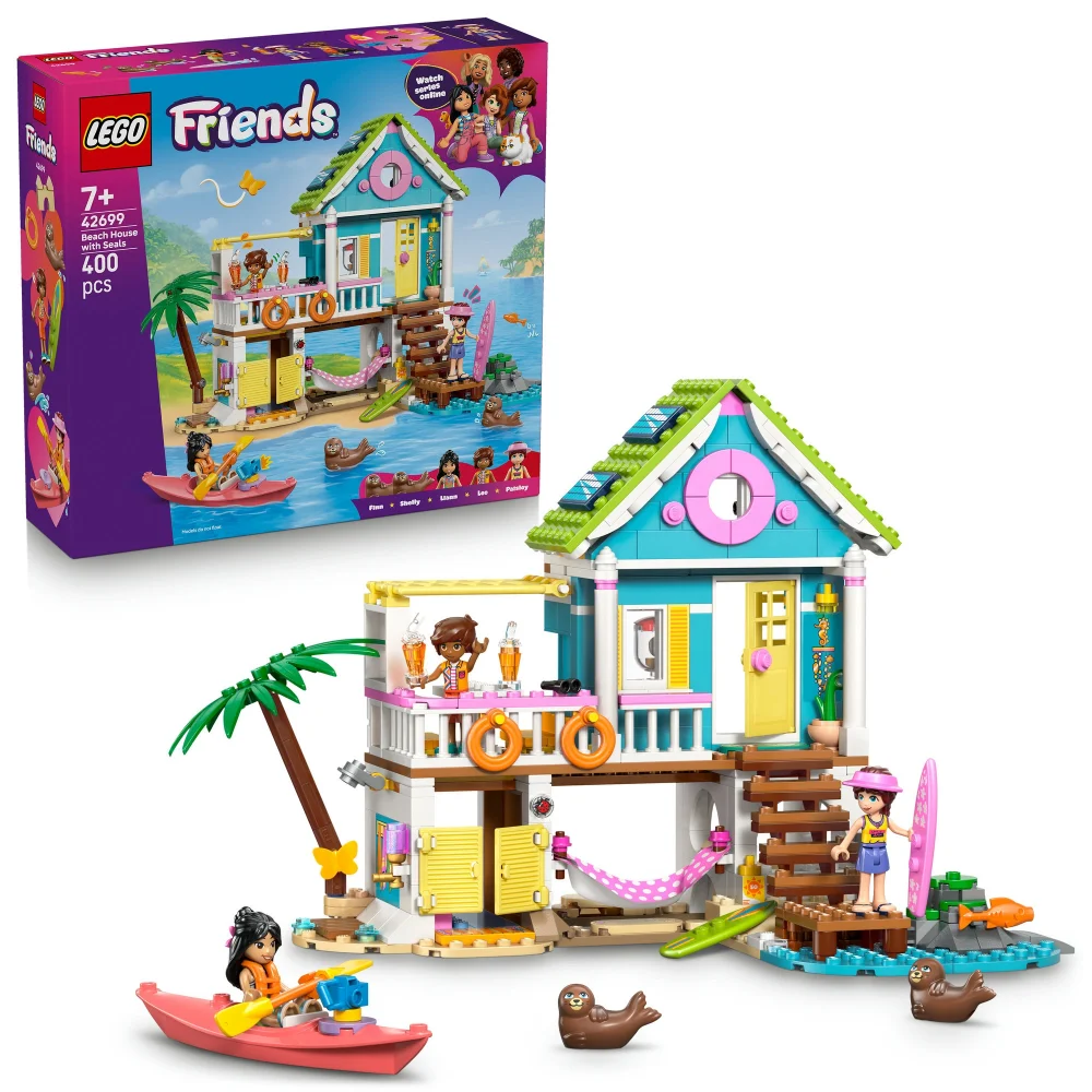 LEGO Friends Beach House with Seals Building Toy 42699 Image 1