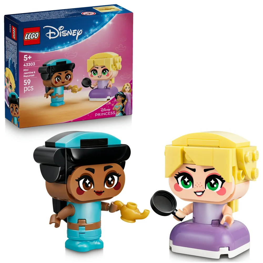 LEGO | Disney Princess Mini Jasmine & Rapunzel Figures 43303 Image 1
