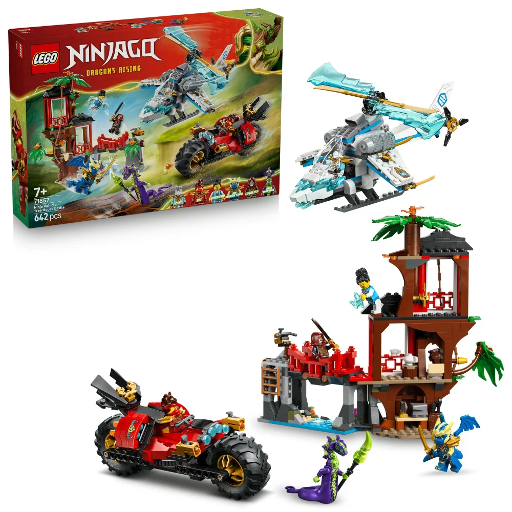 LEGO NINJAGO Ninja Vehicle Tree House Battle Toy Set 71857 Image 1
