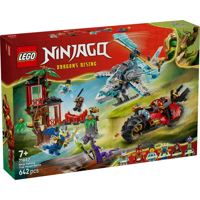 LEGO NINJAGO Ninja Vehicle Tree House Battle Toy Set 71857
