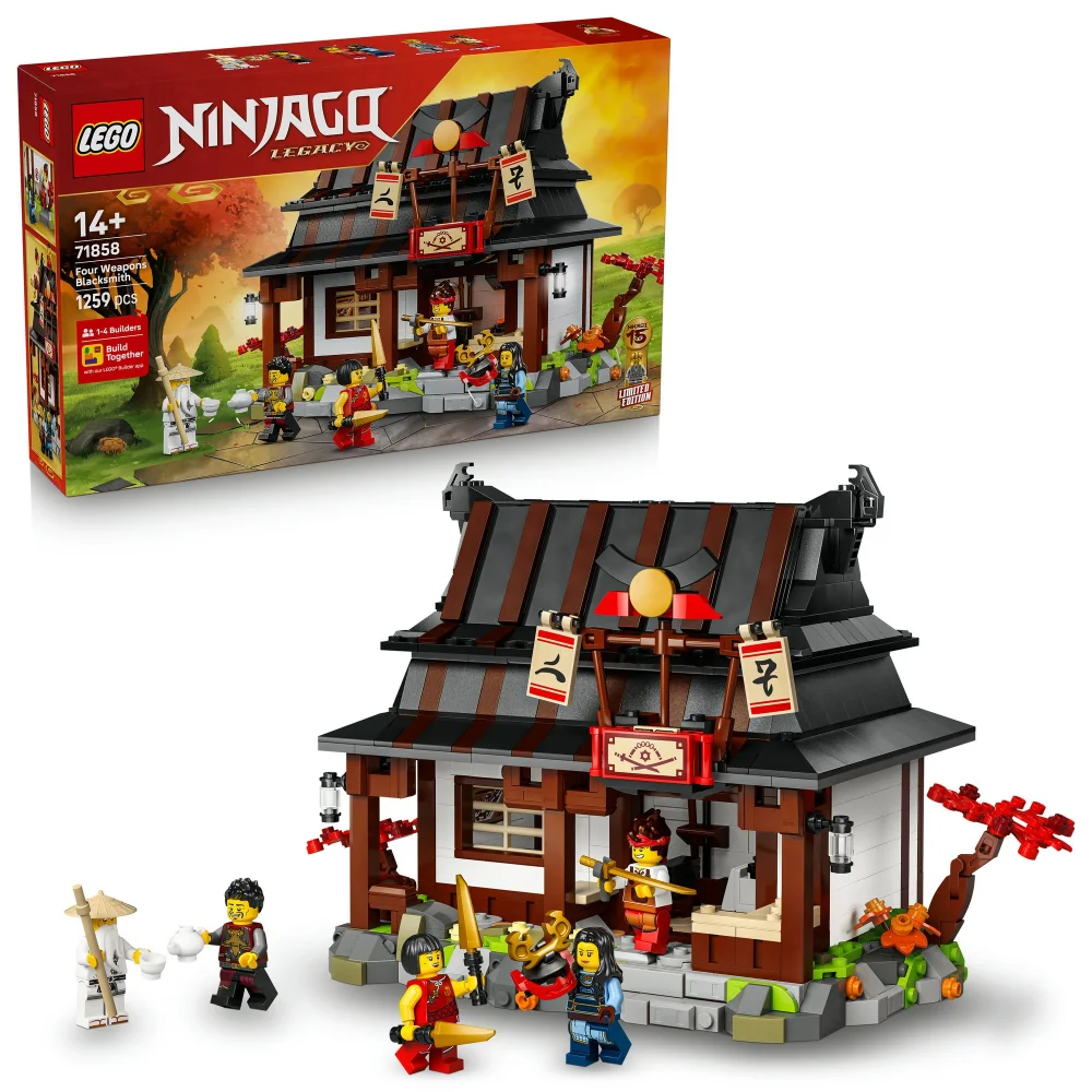 LEGO NINJAGO Four Weapons Blacksmith 15th Anniversary 71858 Image 1