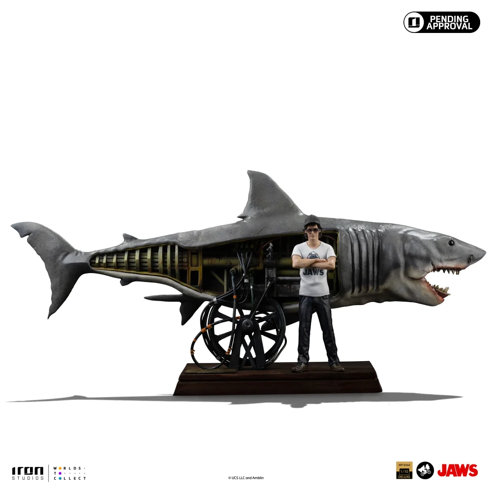 Iron Studios Jaws Deluxe Art Scale 1/10 Steven Spielberg Jaws 50th anniversary Figure Image 1