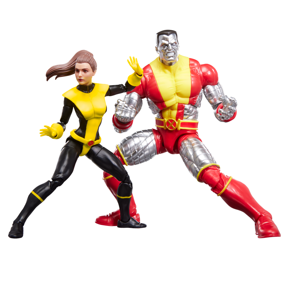 Hasbro Marvel Legends Series X-Men Kitty Pryde & Marvel’s Colossus, Two 6" Action Figures Image 1