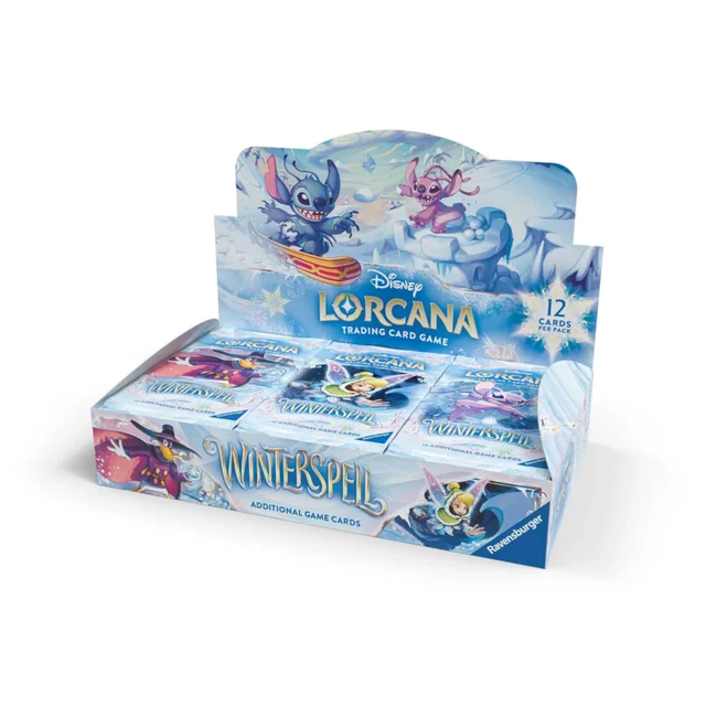 Disney Lorcana Trading Card Game Winterspell Booster Box (24 Packs)