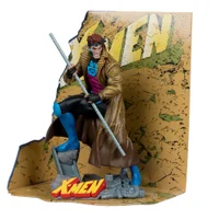 Marvel Gambit 1:10th Scale Collectible with Scene (X-MEN #1) McFarlane Toys
