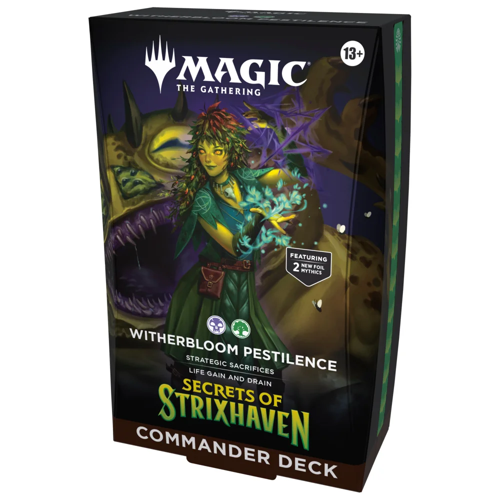 Magic: The Gathering Secrets of Strixhaven Commander Deck - Witherbloom Pestilence Image 1