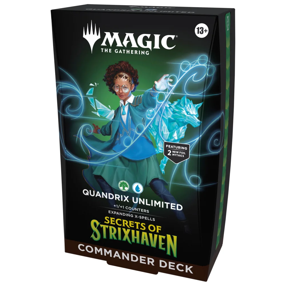 Magic: The Gathering Secrets of Strixhaven Commander Deck - Quandrix Unlimited Image 1