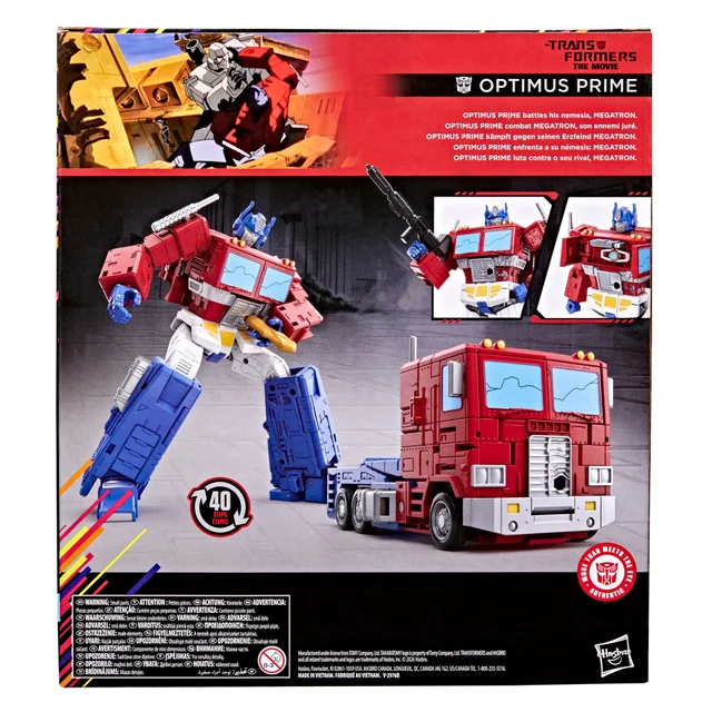 Hasbro Transformers Studio Series The Transformers: The Movie 7.25-Inch Optimus Prime Figure, 8+