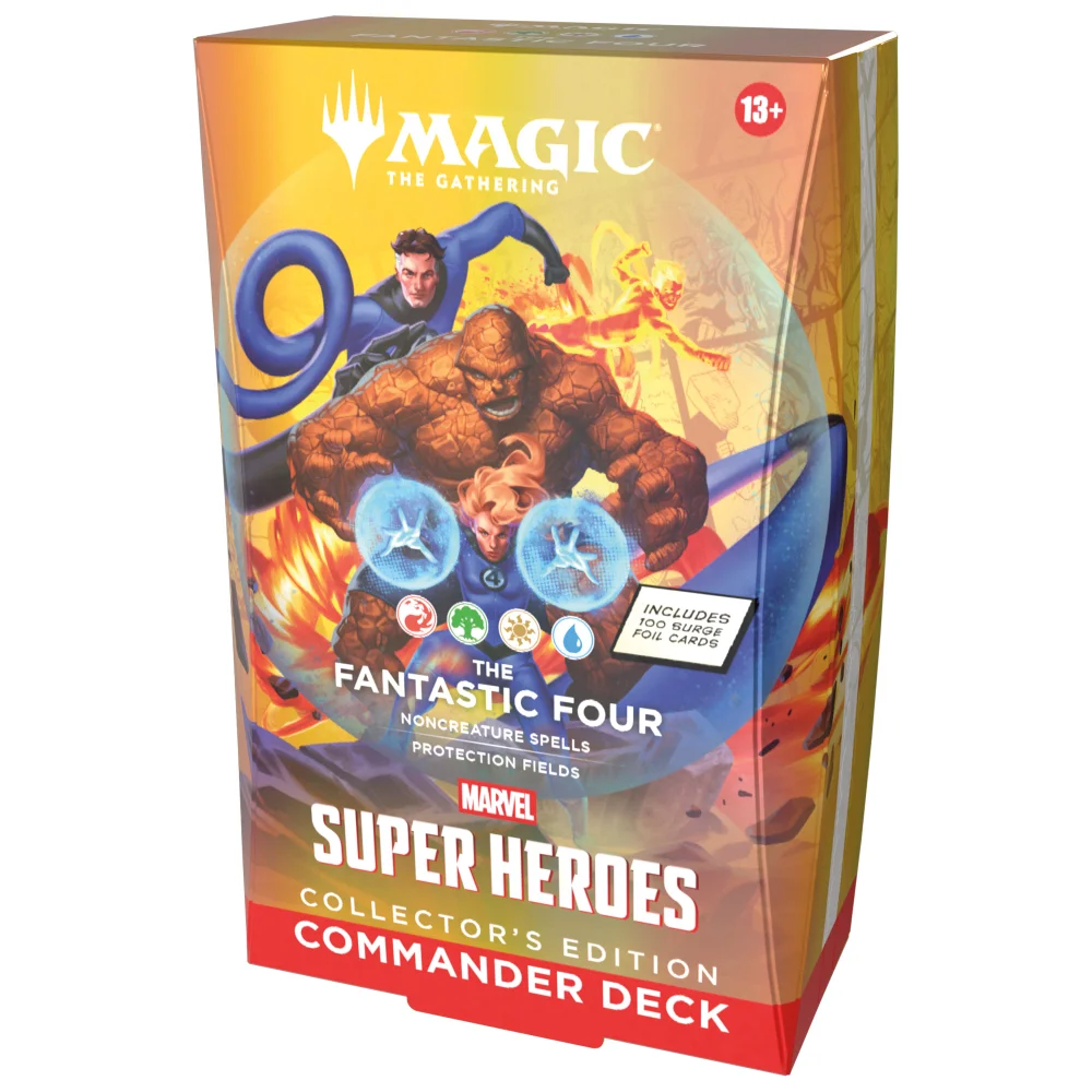 Magic: The Gathering Marvel Super Heroes Collector’s Edition Commander Deck - The Fantastic Four Image 1