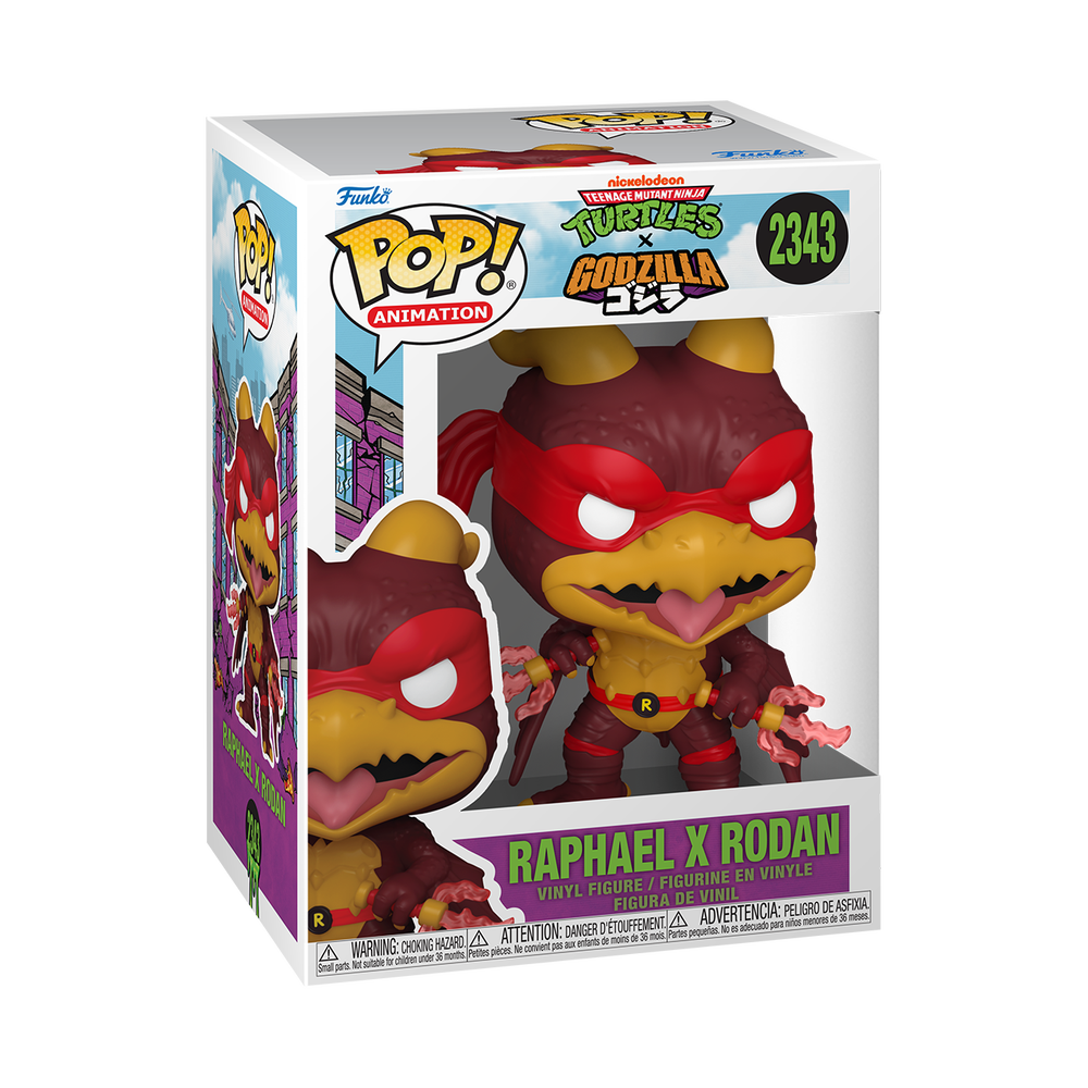 POP Animation: TMNT Raphael X Rodan Funko POP! Vinyl Figure Image 1