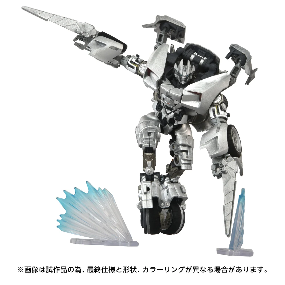 Transformers Takara Tomy Masterpiece Movie Series Next MPMN-01 Sideswipe Figure, Silver, 15+ Image 1