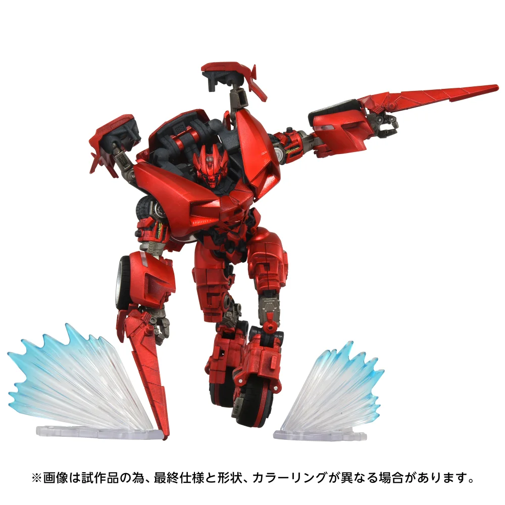 Transformers Takara Tomy Masterpiece Movie Series Next MPMN-02 Sideswipe Figure, Red, 15+ Image 1
