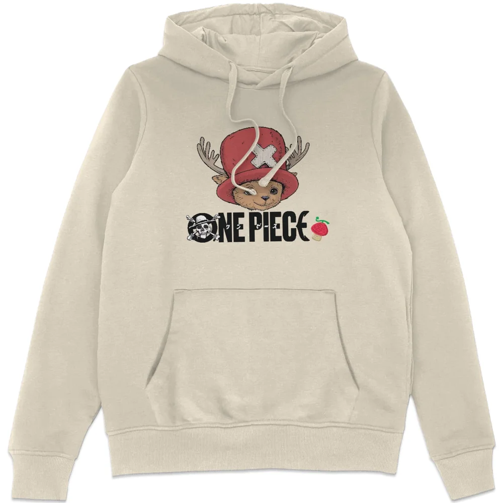 One Piece Chopper Logo Hoodie - Off White - XL Image 1