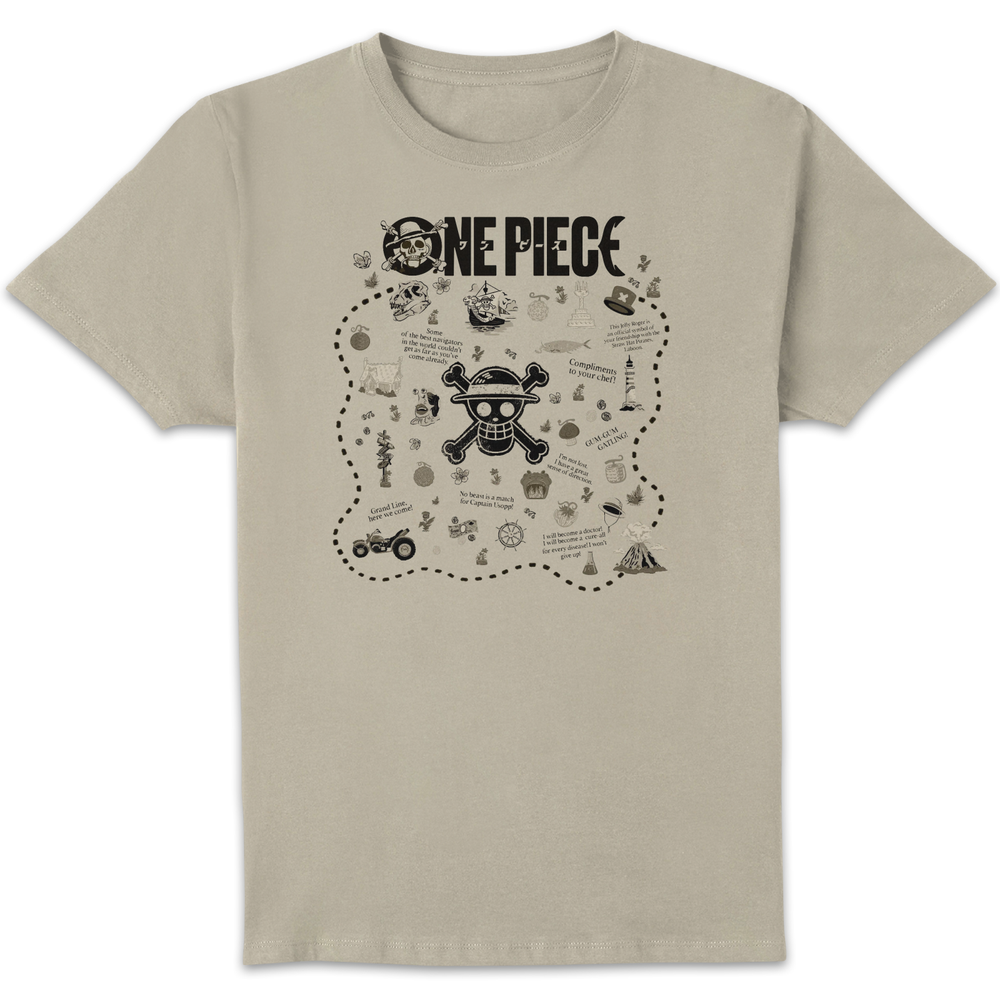 One Piece Straw Hat Crew Unisex T-Shirt - Cream - XL Image 1