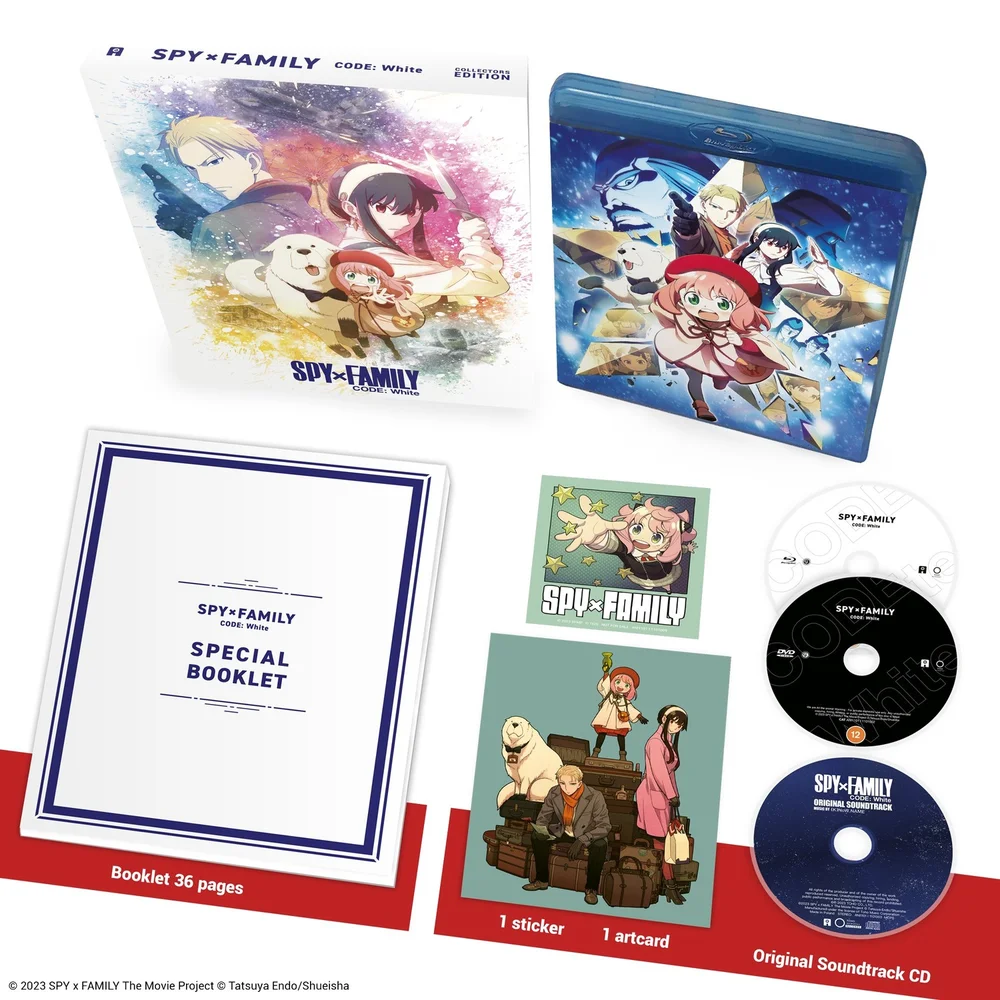 SPY x FAMILY CODE: White - Collector's Edition Blu-ray+DVD+CD Image 1