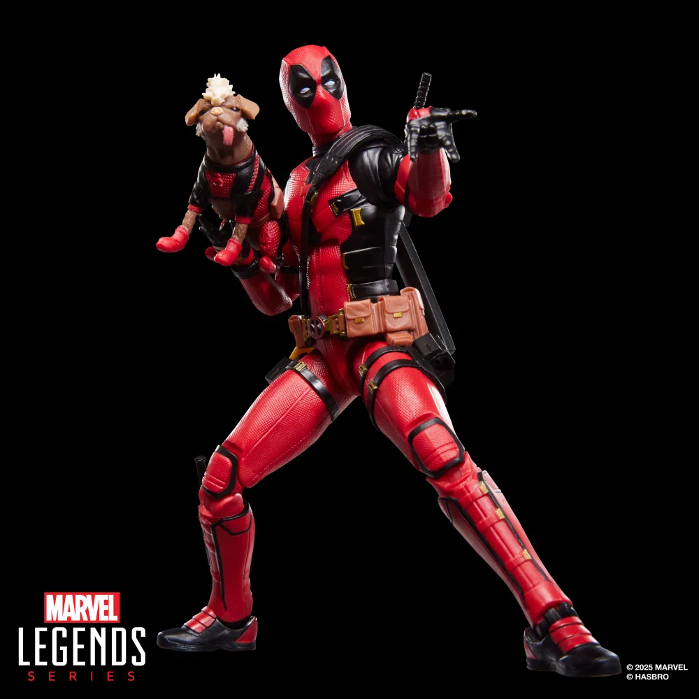 Marvel Legends Series Dogpool and Deadpool, Marvel Studios' Deadpool & Wolverine Film Collectible 15-cm Action Figure Gift Image 1