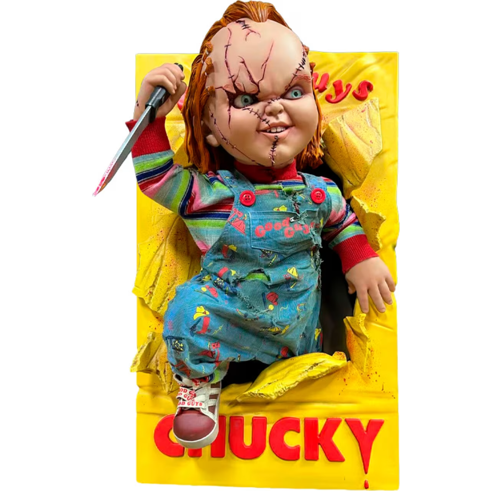 Hollywood Collectibles 1/2 Chucky Wall Sculpture Image 1