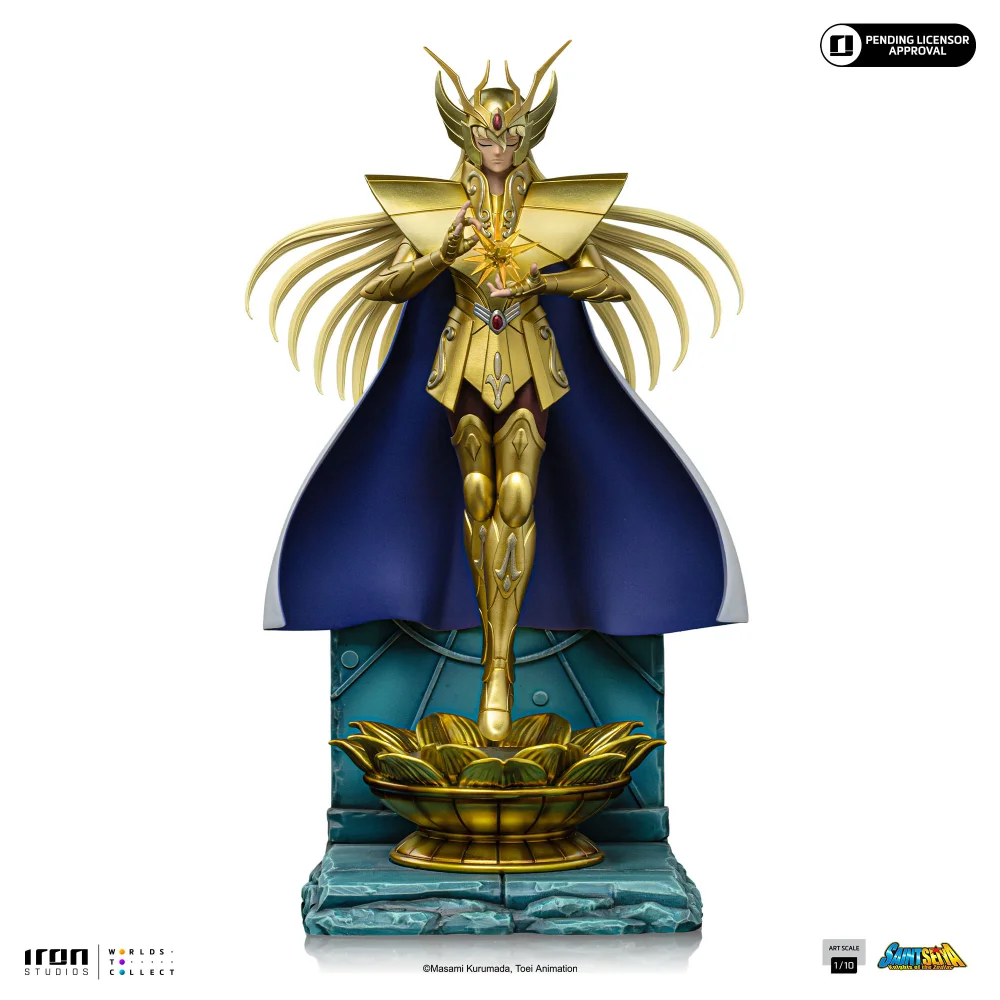 Iron Studios Saint Seiya Virgo Shaka Art Scale 1/10 Statue Image 1