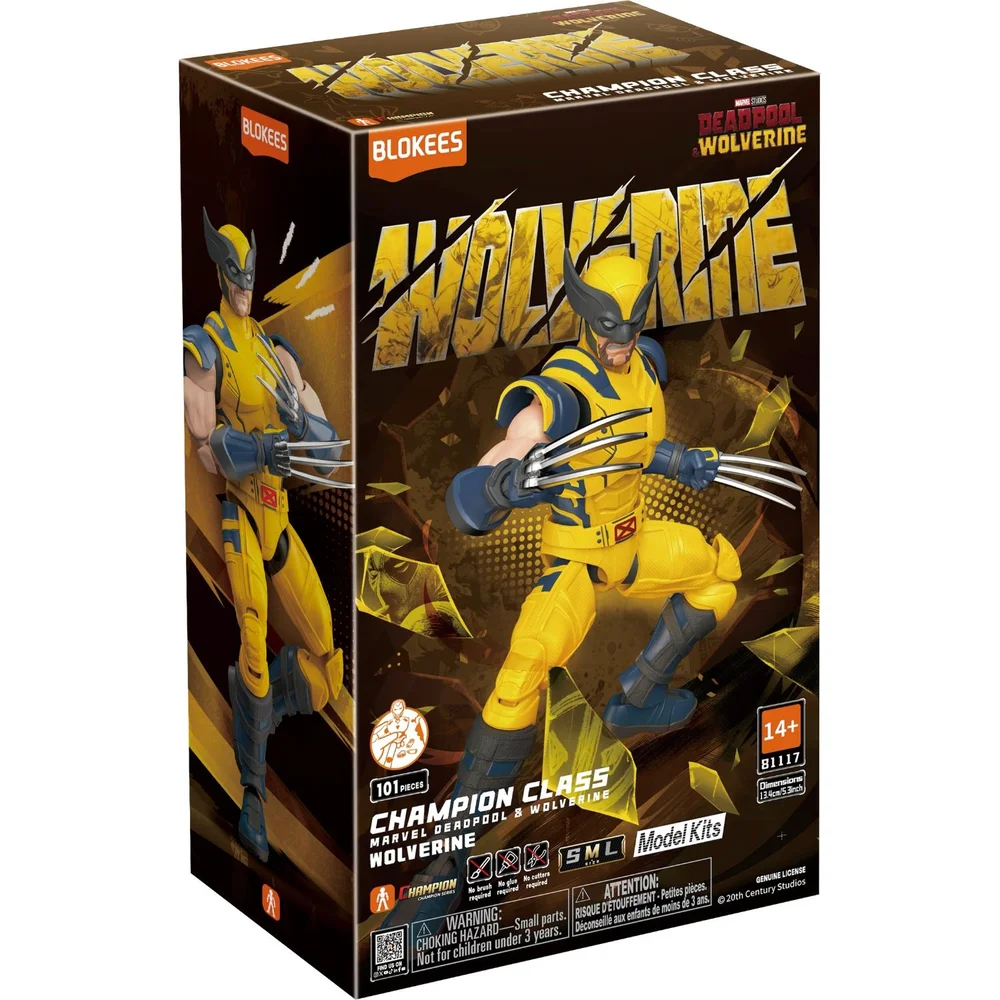 Blokees Figures - Marvel Infinity SAGA - Marvel Heroes Champion Class - Wolverine Image 1