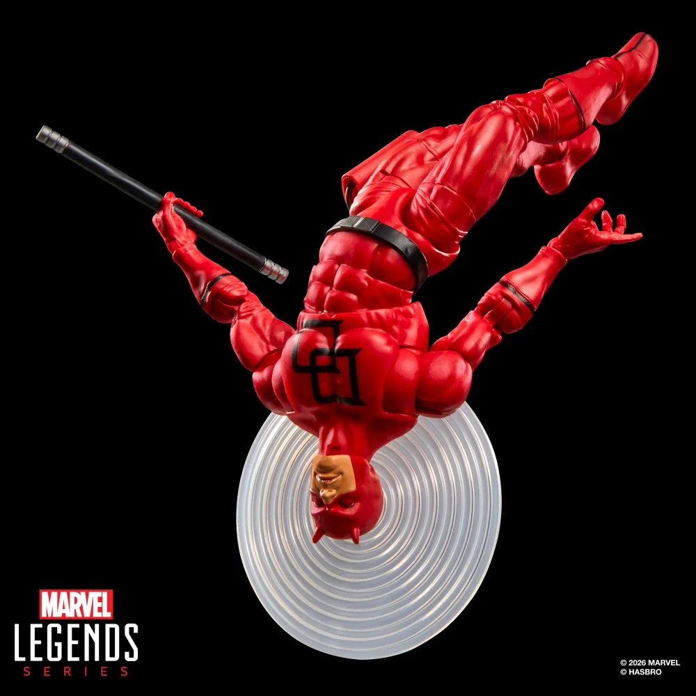Hasbro Marvel Legends Series Secret Wars Daredevil, Retro Marvel Comics Collectible Action Figure (6”) Image 1