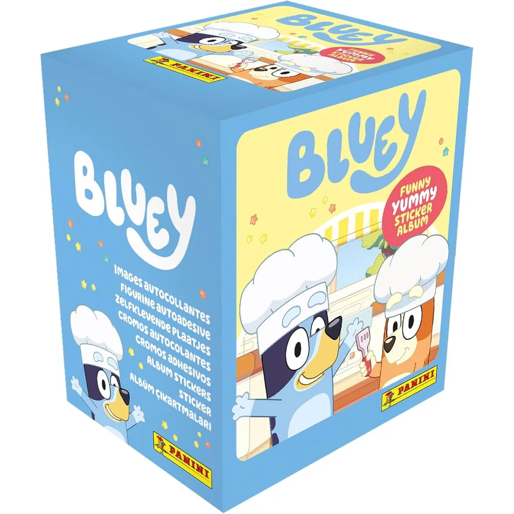 Panini Bluey Funny Yummy Sticker Collection Packs (36 Packs) Image 1