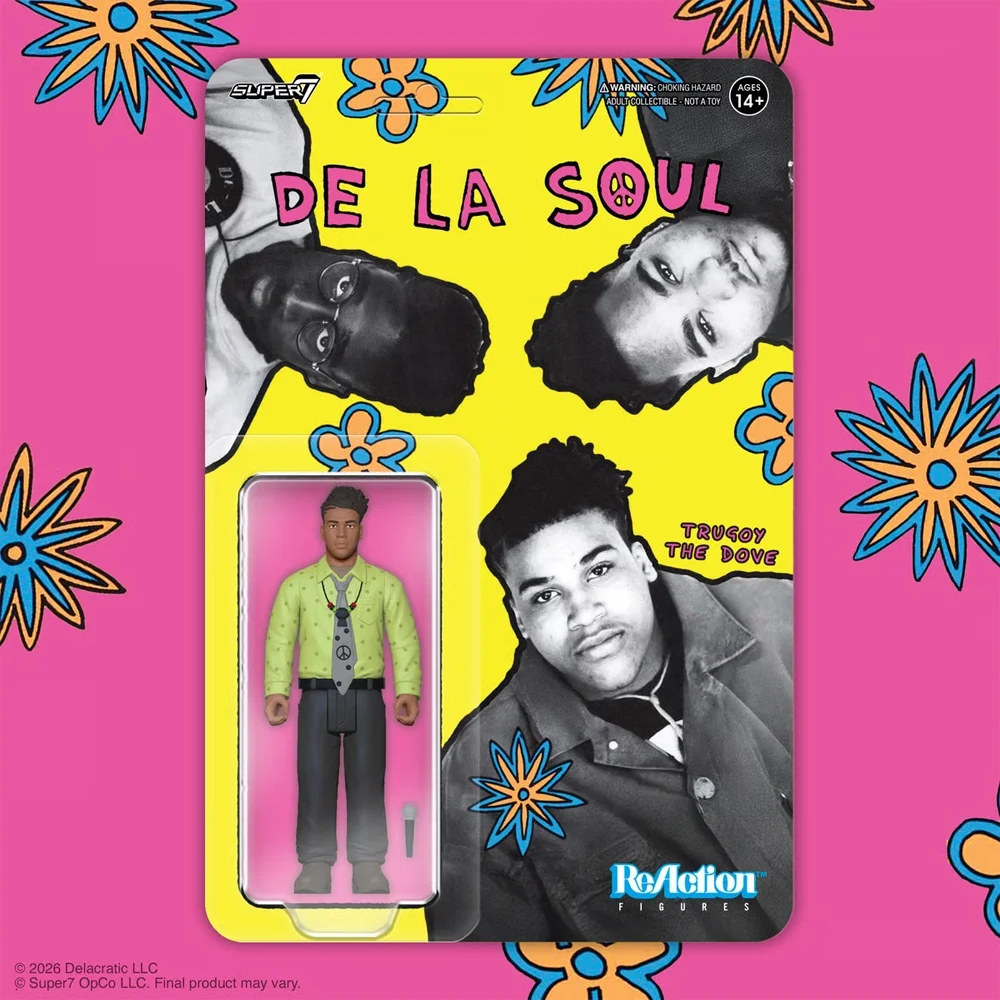 De La Soul ReAction Figures Wave 01 - David Trugoy the Dove Jolicoeur (Me Myself & I) Super7 Image 1