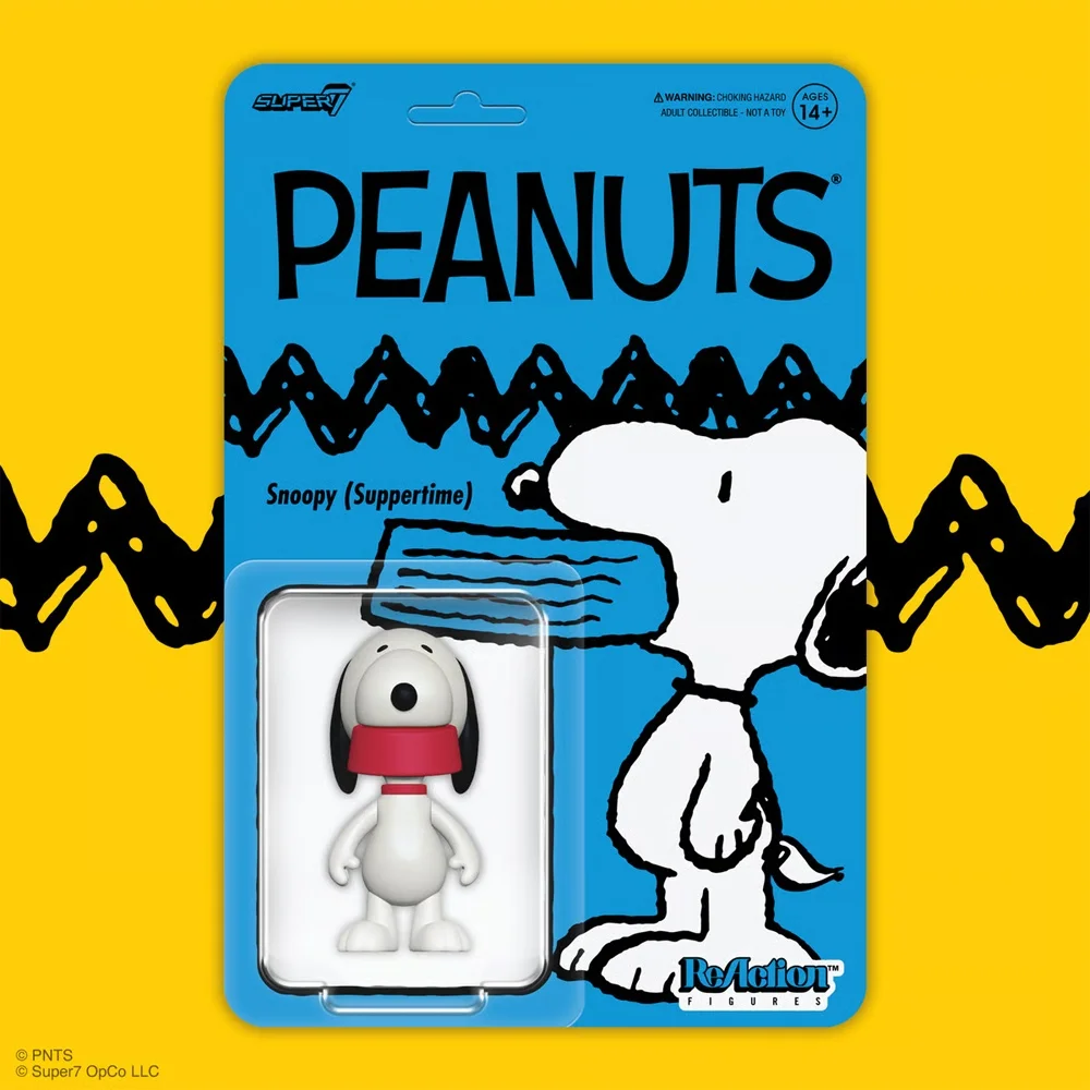 Peanuts ReAction Figures Wave 09 - Snoopy (Suppertime) Super7 Image 1