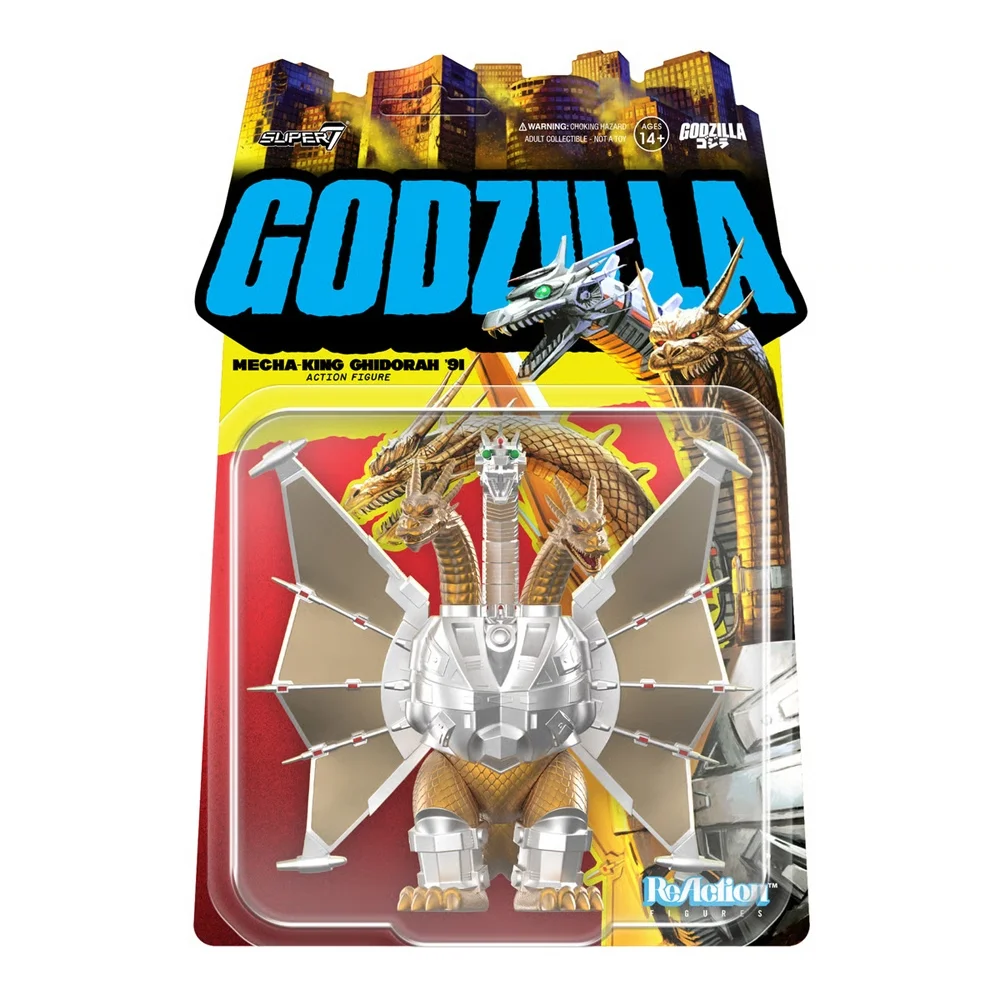 TOHO ReAction Figures Wave 11 - Mecha King Ghidorah Super7 Image 1