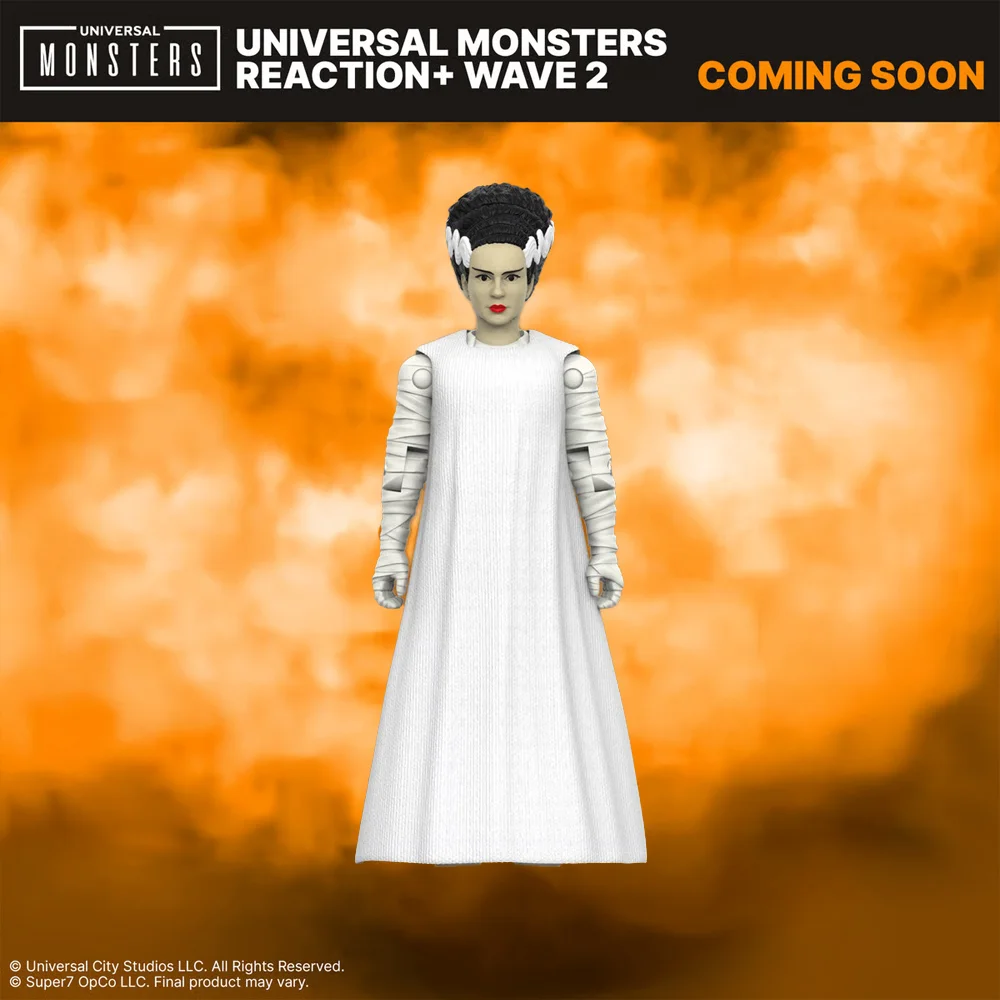 Universal Monsters ReAction+ Wave 02 - Bride Of Frankenstein Super7 Image 1