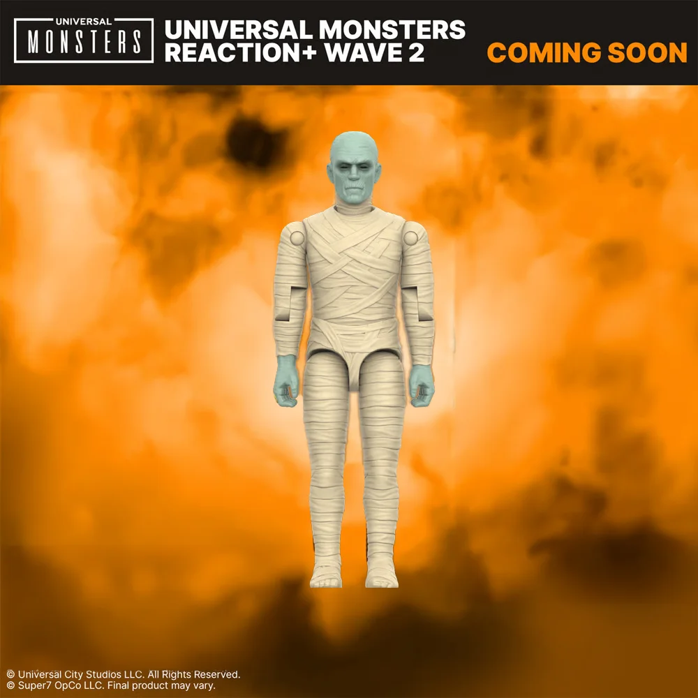 Universal Monsters ReAction+ Wave 02 - The Mummy Super7 Image 1