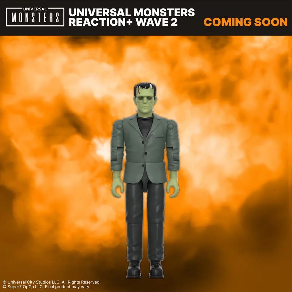 Universal Monsters ReAction+ Wave 02 - Frankenstein Super7 Image 1