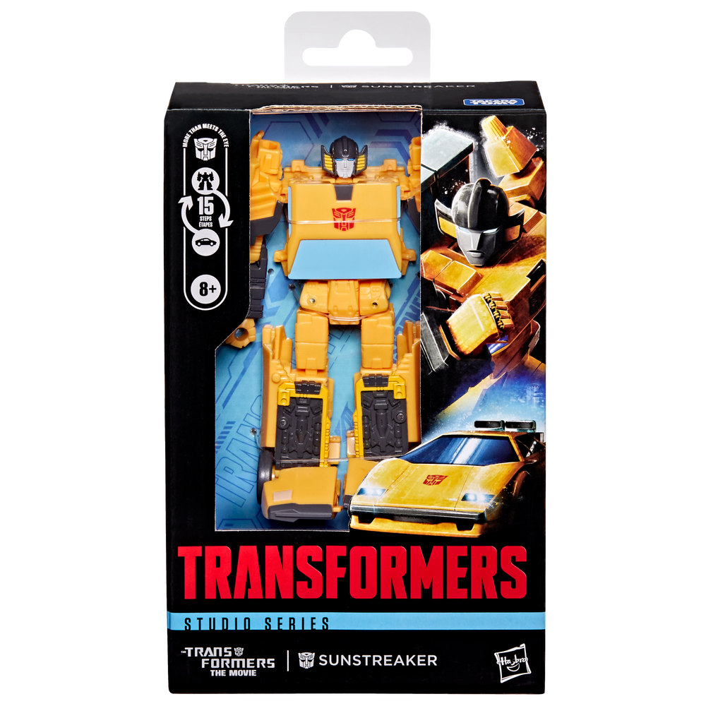 Transformers Studio Series The Transformers: The Movie Deluxe Class Sunstreaker Action Figure Image 1