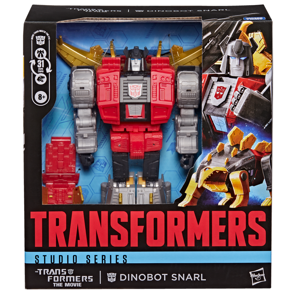 Transformers Studio Series The Transformers: The Movie Dinobot Snarl Leader Class Action Figure Image 1