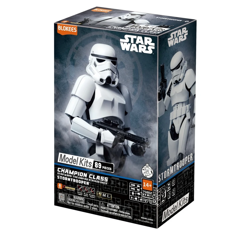 Blokees Model Kits - Star Wars EPV: The Empire Strikes Back CC02 - Stormtrooper Image 1