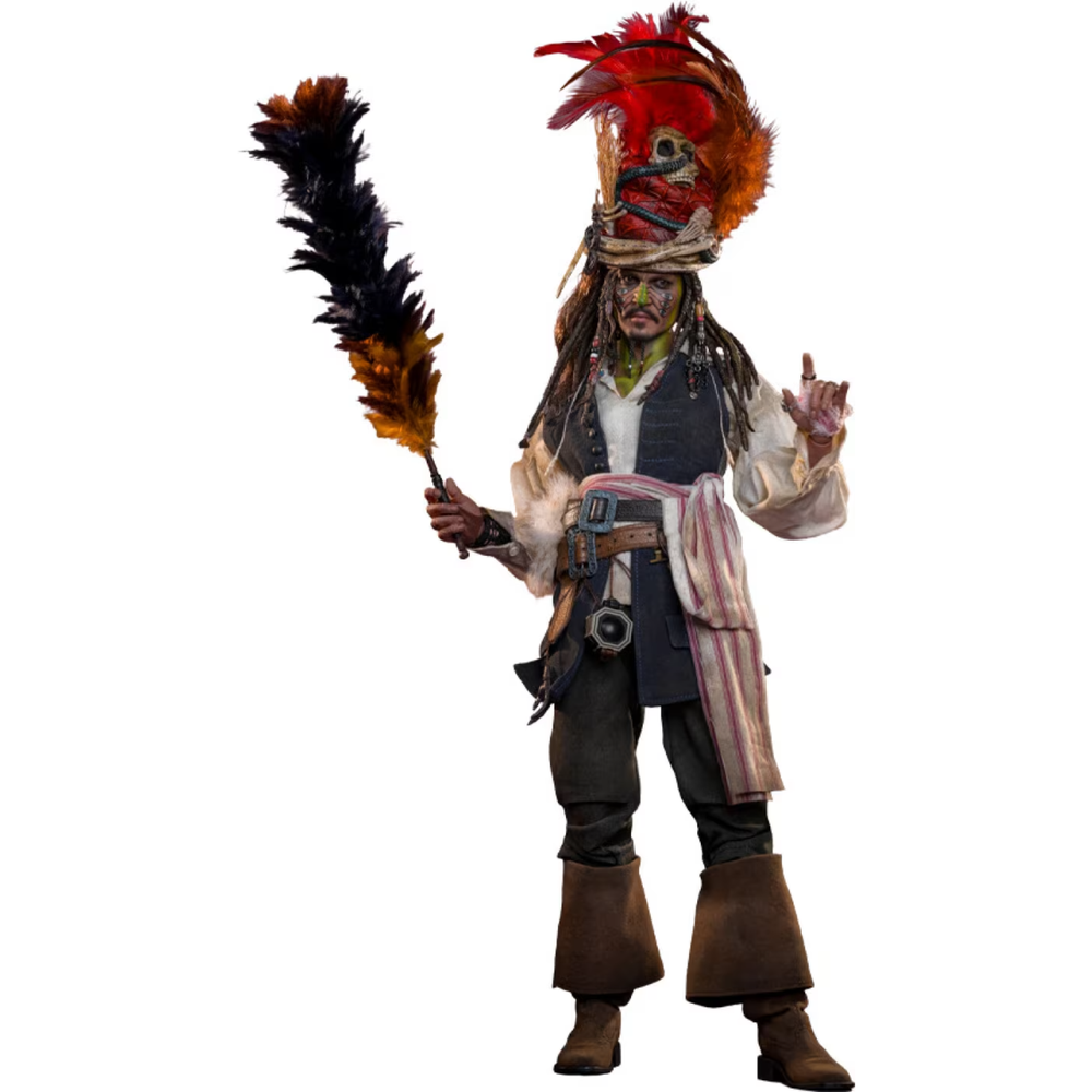 Hot Toys 1/6 Pelegostos Chief Jack Sparrow - Pirates of the Caribbean - Dead Man's Chest Figure Image 1