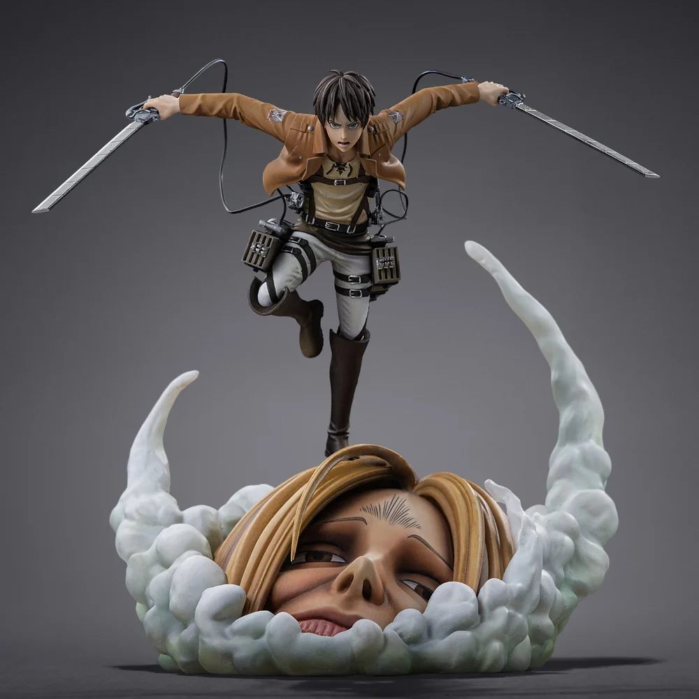 Iron Studios Attack on Titan Eren Yeager Art Scale 1/10 Statue Image 1