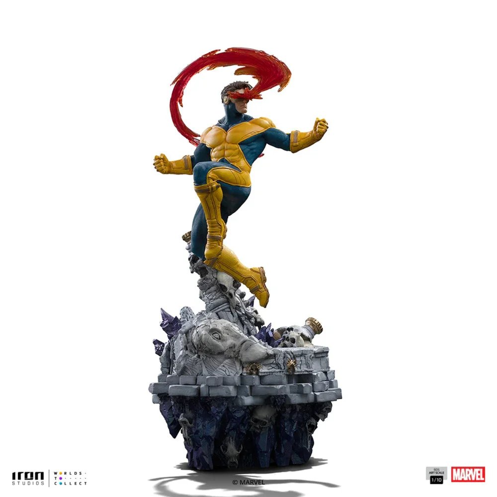 Iron Studios Marvel Comics Cyclops Deluxe BDS Art Scale 1/10 Statue Image 1