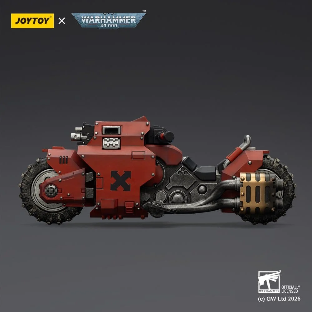 Warhammer 40,000 Raider-pattern Combat Bike Blood Angels with twin-linked bolt rifles 22 cm Image 1