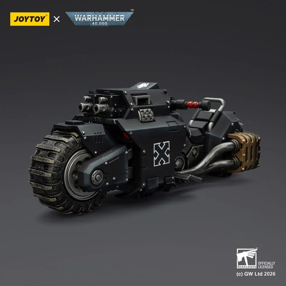 Warhammer 40,000 Raider-pattern Combat Bike Raven Guard with twin-linked bolt rifles 22 cm Image 1