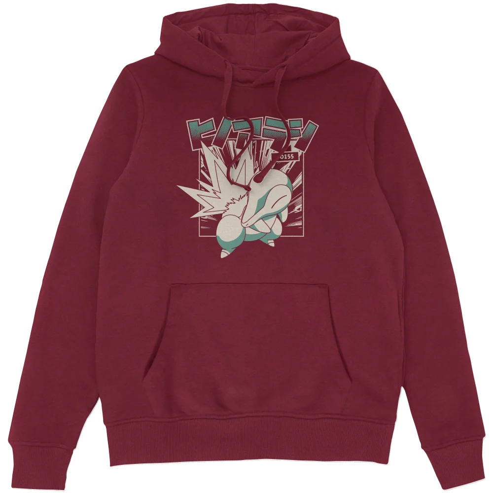 Pokémon Cyndaquil Evolution Hoodie - Burgundy - XL Image 1